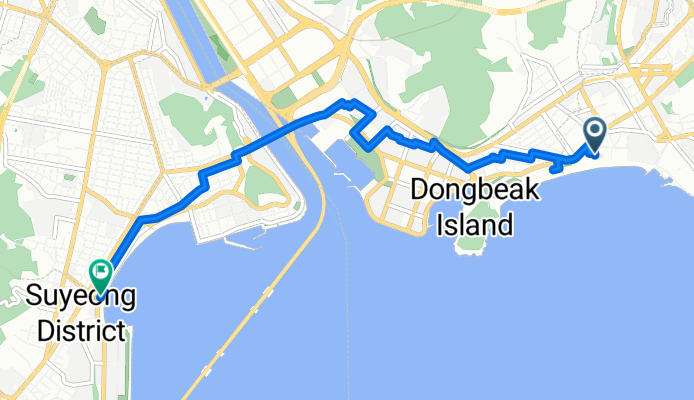 Haeundae Beach to Gwangan Beach