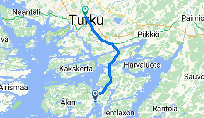 Relaxed route in Turku