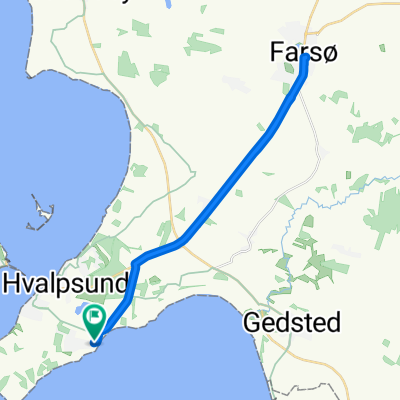 Snail-like route in Farsø
