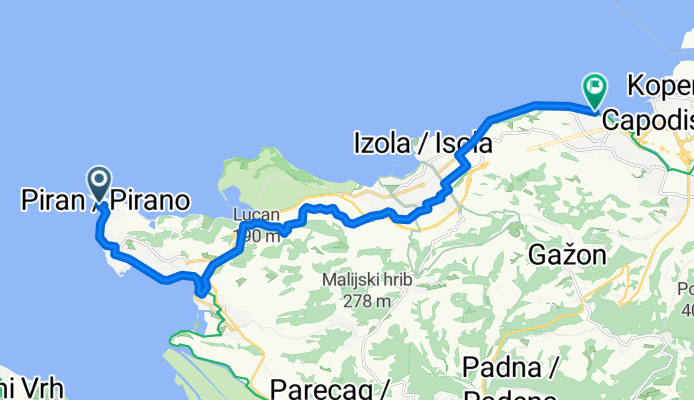 Piran-Koper-Izola (Capodistria)
