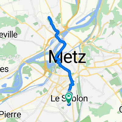 Itinéraire confortable en Metz