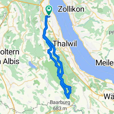 Langsame Fahrt in Zürich