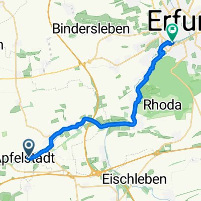 03-Apfelstädt nach Pension Erfurt
