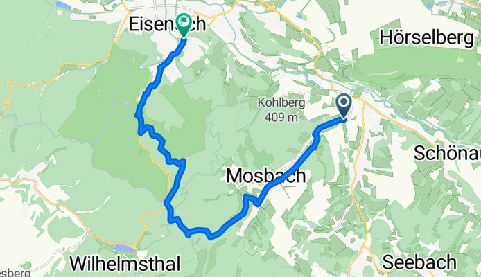 Moderate Route in Eisenach