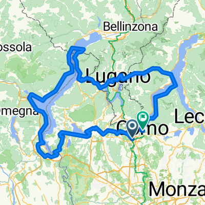 Turul lacurilor nordice Italia VS