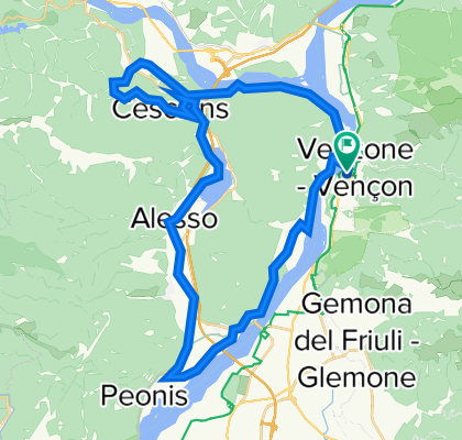 Da Venzone a Cavazzo via Cesclans