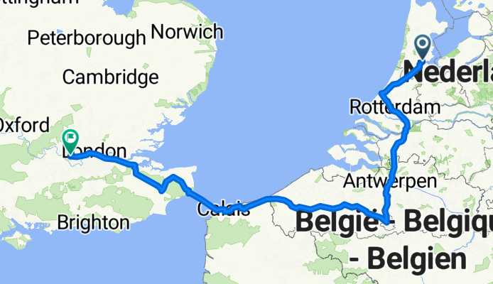 Amsterdam to London
