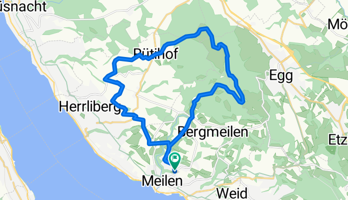 Pfannenstiel via Rütihof und Guldenen