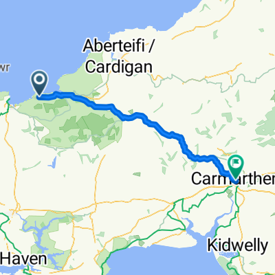 Mike's to Carmarthen
