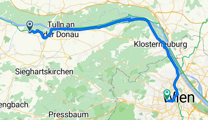 7. Etappe Donauradweg