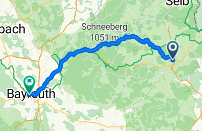 Route in der Bikemap App öffnen