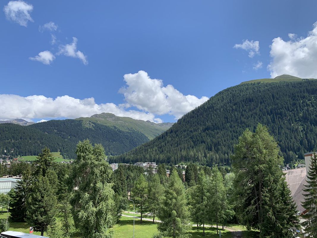 Einfache Fahrt in Davos Platz