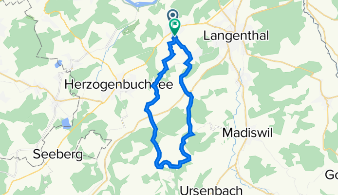 Bützberg-Bleienbach-Oberbützberg-bis vor Lindentunnel-Ochlenberg-Thörigen-Eigen(H.Buchs.)-Forst(Thunst.)-MZH Bützberg