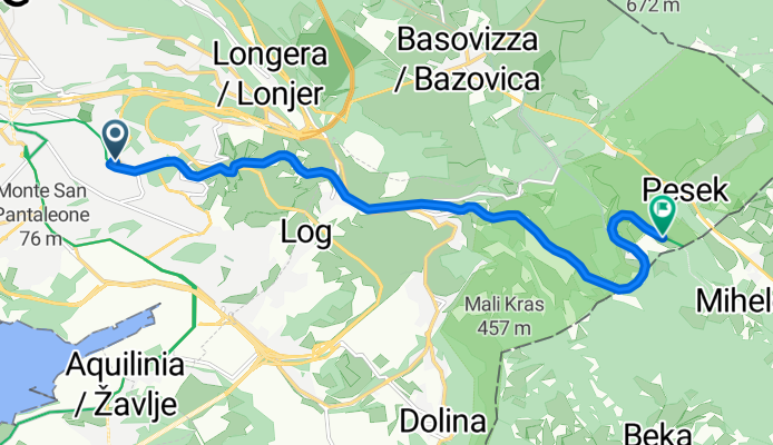 Po železnici v glinščici