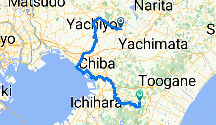 印旛沼～花見川～土気