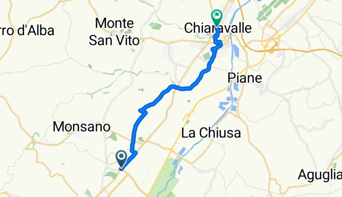 passeggiata a Chiaravalle