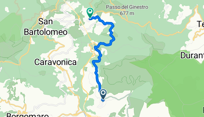 Giro semplice in Cesio