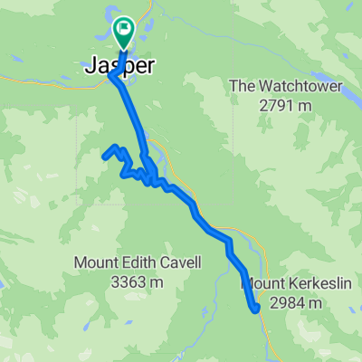 Jasper to Marmott Basin to Athabasca Falls and back