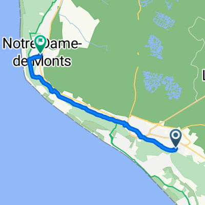 Itinéraire confortable en Notre-Dame-de-Monts
