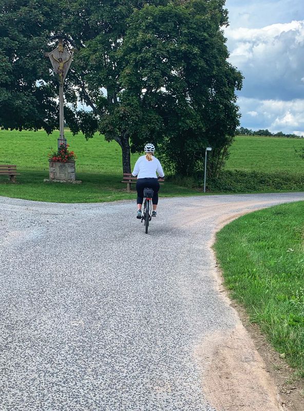 Route im Schneckentempo in Bischofsheim an der Rhön