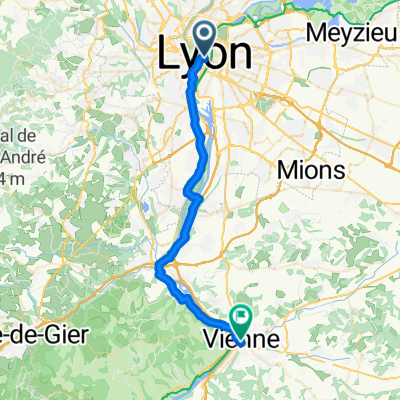 Lyon to Vienne