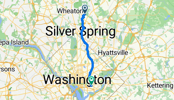 Moderate route in Washington