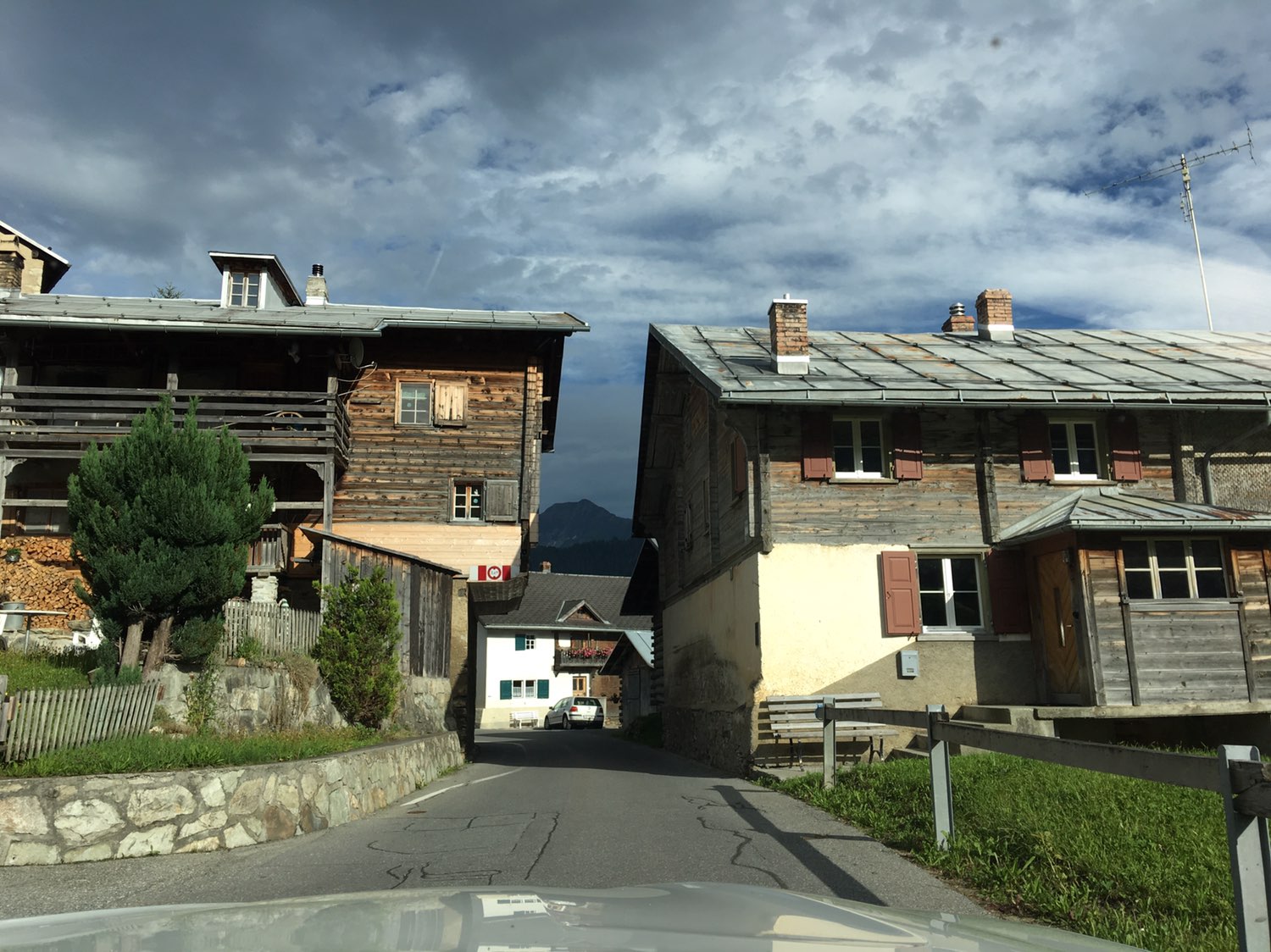 Steady ride in Flims Waldhaus