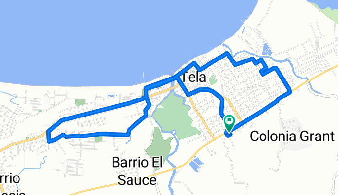 Ruta moderada en Tela