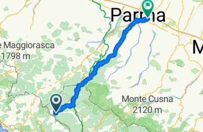 Route in der Bikemap App öffnen