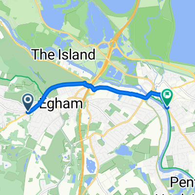 Moderate route in Staines-upon-Thames