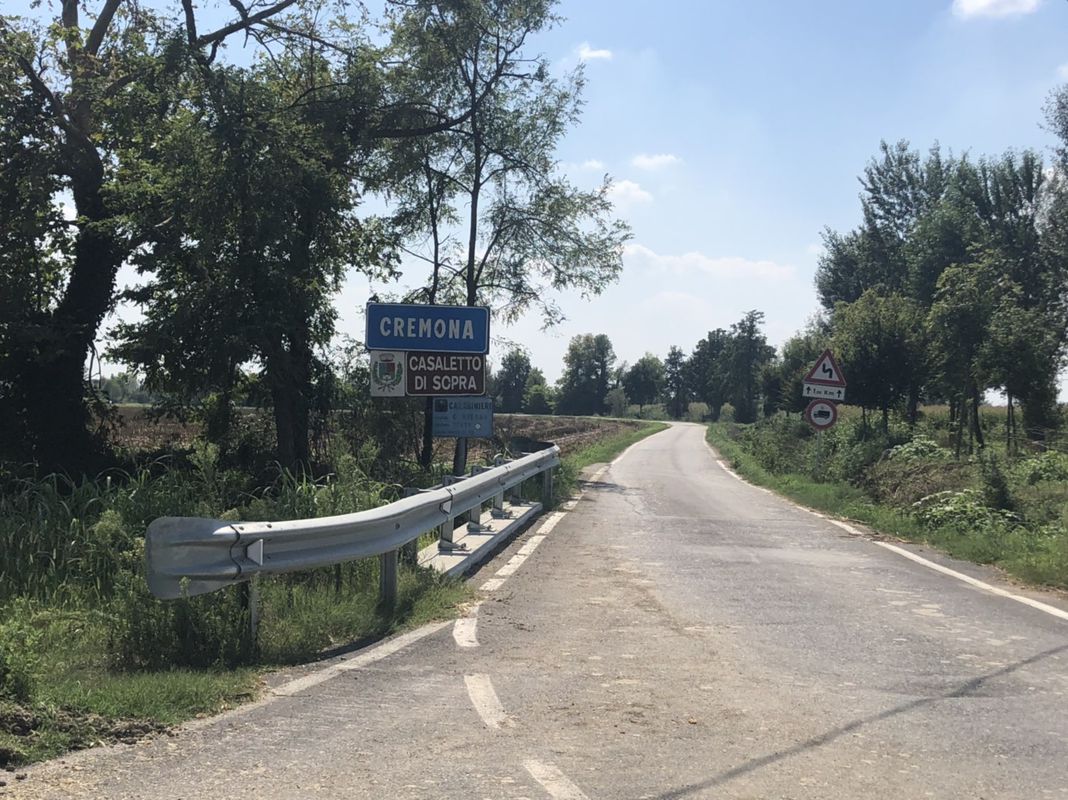 Snail-like route in Pianengo