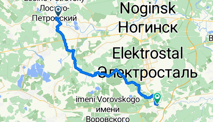 ЛП - Фрязево - трек