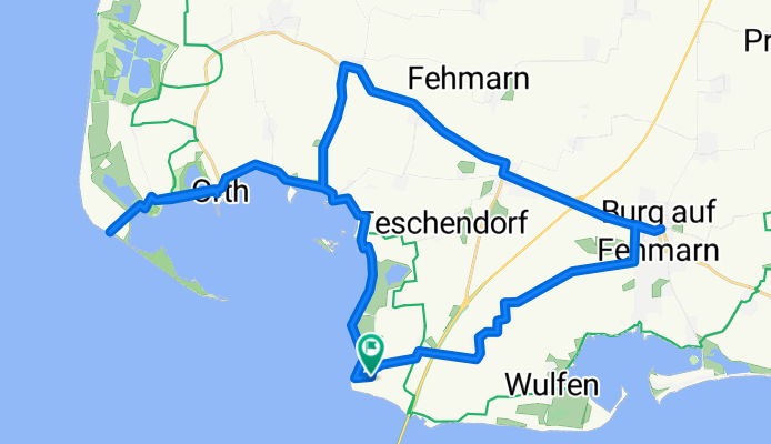 Strukkamphuk - Leuchtturm Flügge - Burg - Strukkamphuk