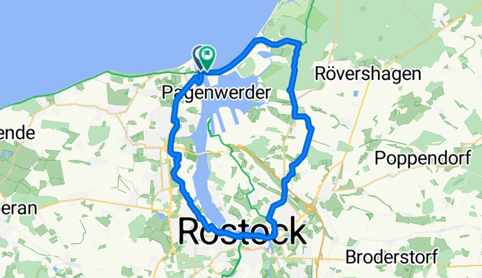 Rund um den Rostocker Hafen