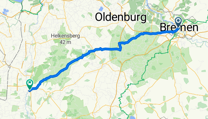 Bremen till Meppen