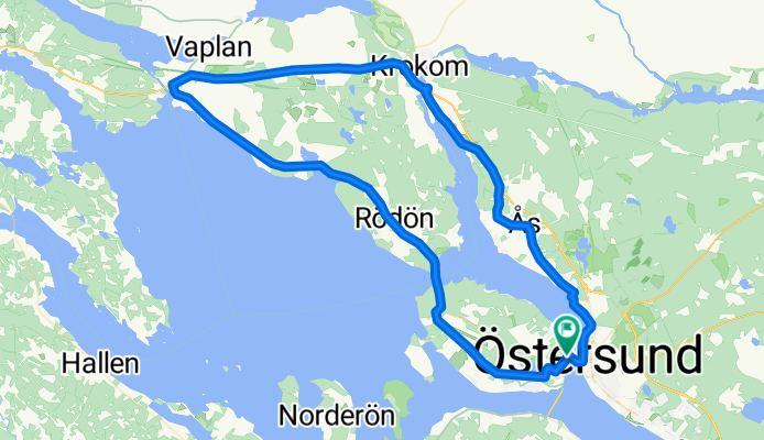 Ruuthsv. Krokom Ytterån Rödön tebax.