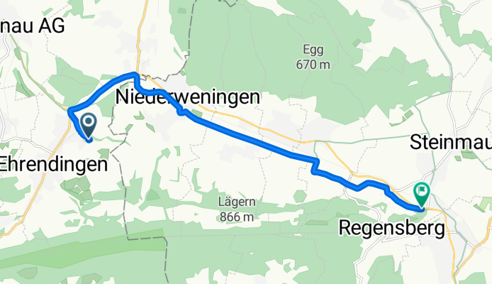 Moderate Route in Steinmaur