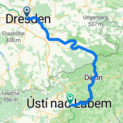 Berlin-Prag (3/4): Dresden - Usti nad Labem