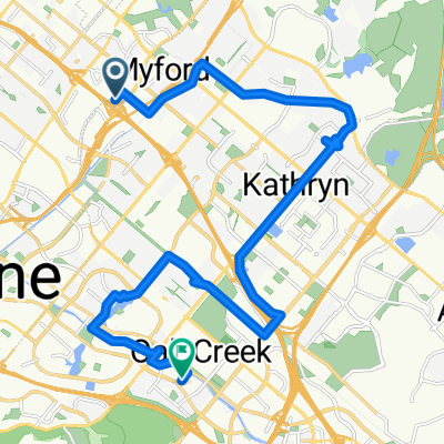 Relaxed route in Irvine