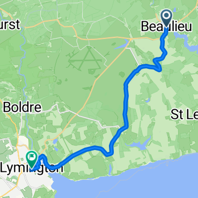 beaulieu to lymington