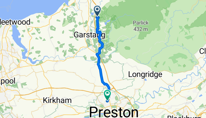 Sporty route in Preston