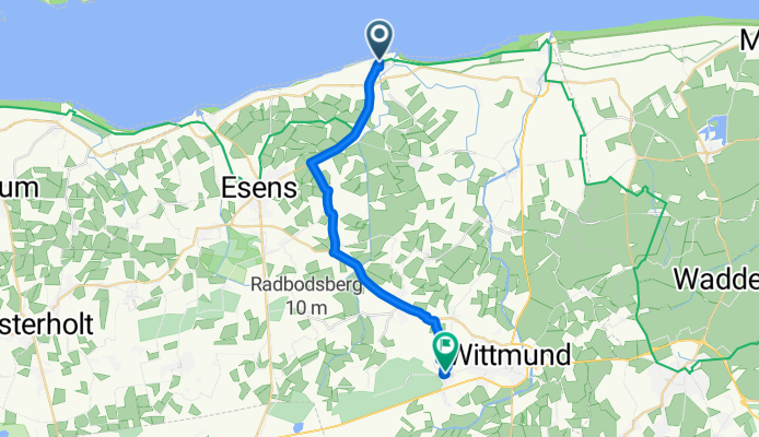 Hochgeschwindigkeitsroute in Wittmund