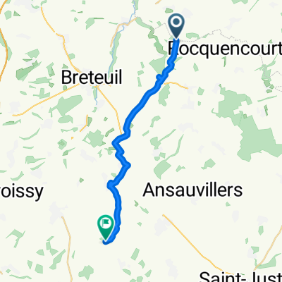 Easy ride in Quiry-le-Sec