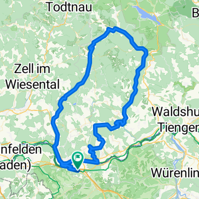 Wehr - Todtmoos - Bernau - Tiefenstein - Oberwihl - Murg