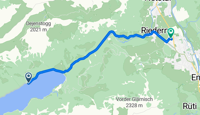 Moderate Route in Glarus