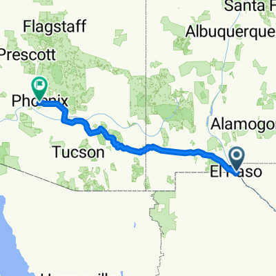 TX-AZ: El Paso to Phoenix