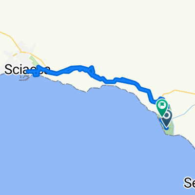 Slow ride in Sciacca w Mario cipollini