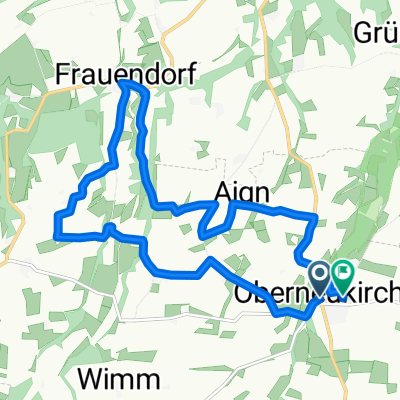 Langsame Fahrt in Oberneukirchen