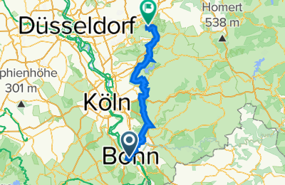 Route in der Bikemap App öffnen