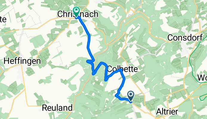 Itinéraire modéré en Bech